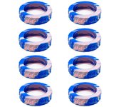 8Pcs Suitcase Wheels Protection Cover Universal Luggage Wheels Protector Silicone Trolley Box Casters Covers with Silent Sound