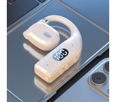 Wireless Bluetooth 5.3 Earphones LED Display Business Headphones With MIC Handsfree Noise Canceling Headset For Driving Gaming