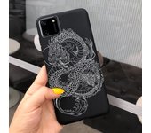 For Realme C11 2021 Case Realme C 11 2020 Cover Dragon Letters Painting Housing Shell TPU Soft Silicone Phone Bag Realme RMX3231