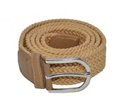 Cinturón trenzado extensible y elástico para hombres y mujeres, para Vaqueros, Cintura Ajustable Medida 110x3CM