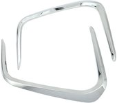 Front Fog Lights Fog Light Lamp Ring Frame Cover Trim Fit for Toyota Corolla E210 Prestige Altis 2019 2020 Bright Silver