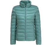 Abrigo de plumas para mujer de invierno ligero y abrigador