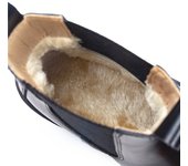 Nuevas botas de chimenea de cuero botas de plataforma caballero chelsea