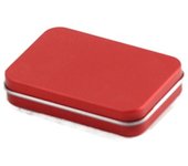 Multicolor Tin Box with Clear Window Lid Rectangular Jewelry Box Nail Art Display Case Candy Package Metal Box Empty
