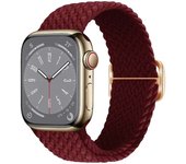 Strap For Apple Watch 44mm 40mm 45mm 41mm 38mm 42mm Elastic braided bracelet iwatch series 7 se 6 8 9 ultra 49mm band