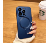 Luxury Magsafe Wireless Charge Phone Case For iPhone 16 15 14 13 12 11 Pro Max XR Soft Magnetic Black Shockproof Silicone Cover