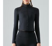 Women's sportswear Yoga Jacket Full Zipper Fleece Coats