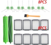 Mop Rag for iRobot Roomba i3, i3+, i4, i6, i6+, i7, i7+, i8, i8+, E5, E6, E7, Robot Vacuum Main Side Brush Hepa Filter