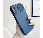 Funda Protectora de Lente de Cámara Deslizable de Silicona Compatible con iPhone 16-11 Pro-X-Se