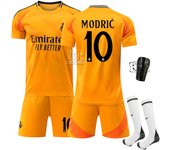 Adult 2425 Real Madrid Home Football Uniform Suit Correct Version No. 9 Mbappe Jersey With Socks 5 Bellingham Factory