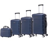 Conjunto de Maletas de Viaje Elegantes: Carcasa Ligera de ABS, Cerradura Numérica, 4 Ruedas Giratorias 360°, Asa Telescópica de Aluminio  Juego de Maletas    Set Trolley Maleta Cabina (6990 M008 8001 8002 8008 6020 D7)