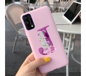 Lovely Alphabet Case For Oppo Realme X7 Pro 5G RealmeX7 Phone Case Silicone Soft Back Cover For Realme X7 X 7 Pro Coque Funda