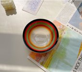 Preciosos Platos Pintados A Mano, Vajilla De Colores, Exquisitos Platos Para Uso Doméstico