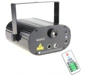 ESHINY Remote MINI R&B Laser Full Star Projector Blue LED Bar DJ Dance Xmas Disco Family Party Effect Stage Light Show T203D3