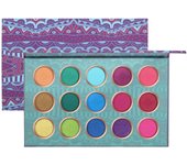 15 Colors Eyeshadow Shades Palette, Glitter Mica Shades, Vegan and Cruelty Free, Long-Lasting Shades for All Day Wear