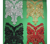 20 Color Hand-sewn Glass Drill Collar.Sparkling Rhinestone Collar Flowers Shawl Shoulders Wedding Dress DIY Patch RS4852-2