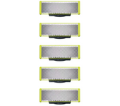 5 pcs Shaver Head For Oneblade Replacement Blade Beard Cutting Trimmer for QP2520/QP2530/QP2630/QP6510/QP6520/QP2523