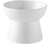 Ceramic Cat Bowl Creative Slanted/Flat Mouth Dog Food Feeding Basin Non-slip Large Capacity Pet High Foot Bowl Kitten Puppy