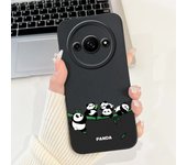 For Xiaomi Redmi A3 Case Lovely Panda Cartoon Anti-Fall Funda Soft Silicone Matte Cover For Xiomi Redmi A3 A 3 RedmiA3 4G Bumper