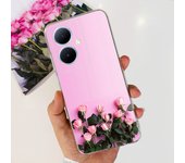 For Vivo V29 Lite 5G Case Global Version Women Fashion Pink Beach Eiffel Tower Pattern Fundas For Vivo V29Lite v 29 Soft Clear