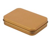 Multicolor Tin Box with Clear Window Lid Rectangular Jewelry Box Nail Art Display Case Candy Package Metal Box Empty