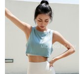 Moving Peach Ftiness Tank Top For Women Soft Yoga Wear Tops Fashion Sleeveless BVR