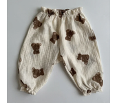 Verano delgado pantalones de bebé amor linterna pantalones, niños pequeños pantalones casuales florales