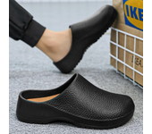 Zapatillas De Verano Para Hombre, Zapatos Antideslizantes Resistentes Al Aceite Para Chef, Zapatos De Cocina Para Hombre, Zapatos De Trabajo Para Enfermera, Zuecos Suaves Ligeros Informales De EVA