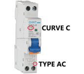 CHINT NB2LE Curve B C Type A AC 1P+N Residual Current Operated Leakage Protection Switch Circuit Breaker RCBO 30MA 10A 16A 20A