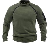 Chaqueta táctica de los hombres cremallera a prueba de viento abrigo térmico sudadera，Adecuado para uso al aire libre y diario