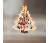 Árbol de Navidad, Papá Noel de Colores, Muñeco de Navidad, Ciervo