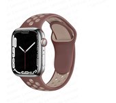 Silicone Strap For Apple Watch band 44mm 40mm 49mm 45mm 41mm 42mm sport bracelet correa iWatch Series 8 SE 7 6 3 9 Ultra 2
