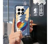 Card slot Anti-knock Phone Case For 1+ACE5/OnePlus ACE5 Pro/1+13R Anti-dust Silicone Graffiti Waterproof protective TPU