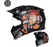 Casco integral moto mujer aire libre hombre MX Carreras de Locomotora movimiento