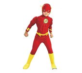 Disfraz de superhéroe Flash para niños, disfraz de Halloween
