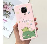 For Xiaomi Redmi Note 9 Pro Case Popular Flower Dinosaur Soft Silicone Bumper Cover For Xiaomi Redmi Note 9S Note 9Pro Max Funda