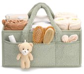 Bolsa de almacenamiento de pañales de Felpa para Bebe, Bolsa de almacenamiento de pañales, Bolsa de mamá de viaje de gran capacidad.