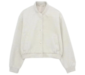 Spring retro women's soft short bomber jacket women's woolen cloth jacket women's fashion short coat