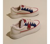 2025 nuevos cómodos pequeños zapatos blancos femeninos estudiantes plataforma versátil casual deportes zapatos de junta de las mujeres