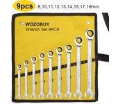 1set Ratchet Combination Metric Wrench Set Hand Tools Torque Gear Socket Nut Tools，Universal Spanners for Car Repair Hand Tools