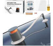 Líquido de reparación de parabrisas para coche, herramienta de reparación de grietas de parabrisas, tipo bomba de aire, Kit de reparación de grietas de parabrisas