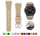 Applicable to 20mm 22mm Strap for Watch 3 4 5 46mm 42mm Gear S3/Sport Frontier Active 2 Silicone Bracelet Huawei GT 2/2e