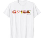 Spice Girls Logo T-Shirt: Classic Fit, Crew Neck, Short Sleeve, Black