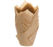 50pcs Greaseproof Paper Tray Cupcake Liners Cupcake Paper Tulip Baking Cups Cake Muffin Cups Bakeware Pastry Tools