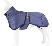 Chaqueta interior de algodón con cuello a prueba de viento para perros, chaqueta de invierno para exteriores, tamaño mediano y grande