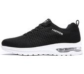 Los hombres de la moda zapatos deportivos casual flyknit transpirable moda ligera zapatos para correr suave amortiguador de aire inferior de los zapatos de los hombres