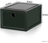Caja dura Caja de almacenamiento de zapatos de acrílico magnético Caja de zapatos transparente Caja de zapatos de plástico Gabinete de zapatos Estante de zapatos