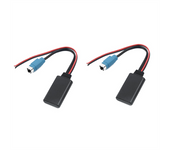 2PCS Car Bluetooth Module Music Adapter Aux Audio Cable for Alpine CDE-W203Ri IDA X303 X305 X301 KCE-237B