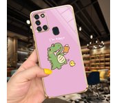 Maple Leaf Couple Heart Cases For Samsung A21s Case Silicone Cover Samsung Galaxy A21s SM-A215F Camera Protection Casing Soft