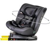 Silla de coche I-Size Grupo 0/1/2/3, 40-150cm | Isofix y Top Tether Desde nacimiento hasta los 12 años–0–36kg | A contramarcha hasta los 18kg | Giratoria 360º Universal